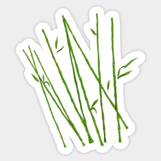 anime bamboo Sticker